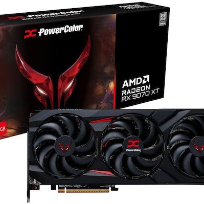 PowerColor Radeon RX 9070 XT 16GB GDDR6 Red Devil Κάρτα Γραφικών