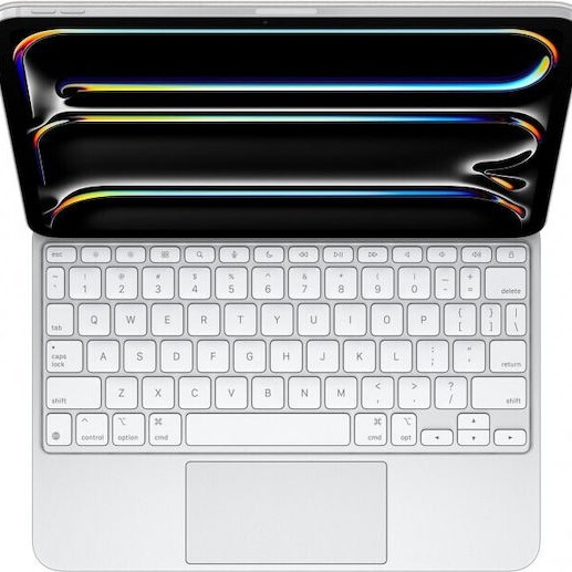 Apple Magic Keyboard Flip Cover Αγγλικά US Λευκό (iPad Pro 2024 11