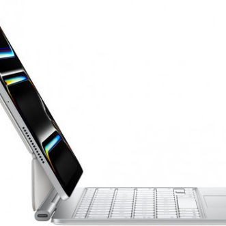 Apple Magic Keyboard Flip Cover Αγγλικά US Λευκό (iPad Pro 2024 11