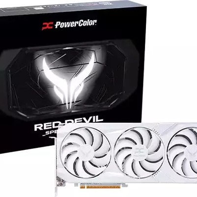 PowerColor Radeon RX 9070 XT 16GB GDDR6 Red Devil Spectral White Κάρτα Γραφικών