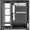 Xilence Xilent Gleam Gaming Midi Tower Κουτί Υπολογιστή με Πλαϊνό Παράθυρο και RGB Φωτισμό Μαύρο