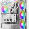 Xilence Xilent Gleam Gaming Midi Tower Κουτί Υπολογιστή με Πλαϊνό Παράθυρο και RGB Φωτισμό Λευκό