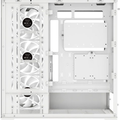 Xilence Xilent Gleam Gaming Midi Tower Κουτί Υπολογιστή με Πλαϊνό Παράθυρο και RGB Φωτισμό Λευκό