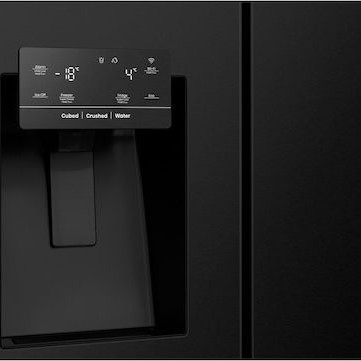 Hisense Ψυγείο Ντουλάπα 632lt Total NoFrost Υ179xΠ91xΒ73εκ. Μαύρο RS818N4TFE