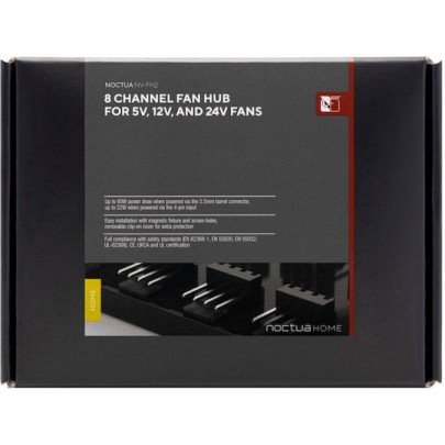 Noctua Nv-fh2 Ελεγκτής Ταχύτητας Ανεμιστήρα 8 Κανάλια Μαύρος Μαύρο