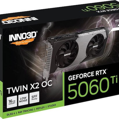 Inno 3D GeForce RTX 5060 Ti 16GB GDDR7 TWIN X2 OC Κάρτα Γραφικών