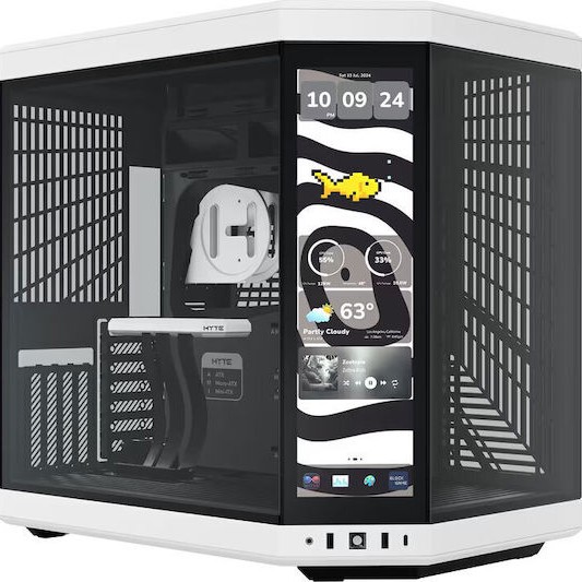 HYTE Y70 Touch Infinite Gaming Midi Tower Κουτί Υπολογιστή με Πλαϊνό Παράθυρο Panda