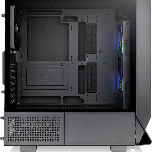 Thermaltake Ceres 350 MX Midi Tower Κουτί Υπολογιστή με Πλαϊνό Παράθυρο και RGB Φωτισμό Μαύρο