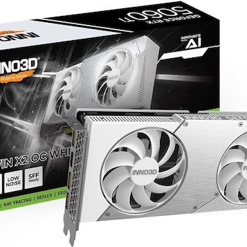 Inno 3D GeForce RTX 5060 Ti 16GB GDDR7 Twin X2 OC White Κάρτα Γραφικών