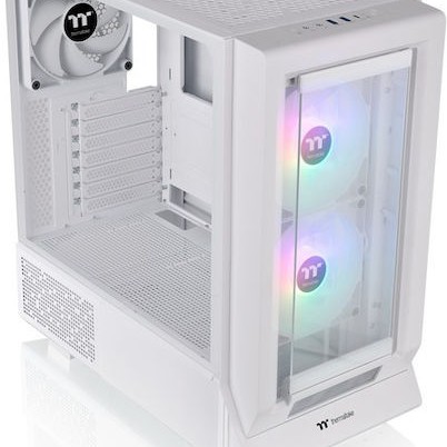Thermaltake Ceres 350 MX Gaming Midi Tower Κουτί Υπολογιστή με Πλαϊνό Παράθυρο και RGB Φωτισμό Snow White