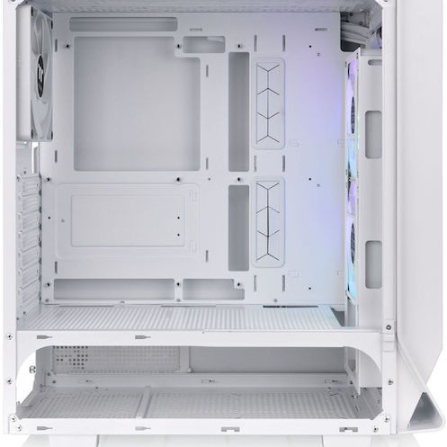 Thermaltake Ceres 350 MX Gaming Midi Tower Κουτί Υπολογιστή με Πλαϊνό Παράθυρο και RGB Φωτισμό Snow White