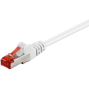 Goobay S/FTP Cat.6 Καλώδιο Δικτύου Ethernet 0.15m Λευκό 6τμχ