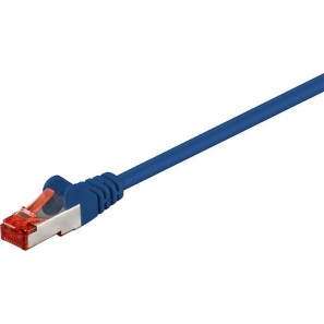 Goobay S/FTP Cat.6 Καλώδιο Δικτύου Ethernet 0.15m Μπλε 1τμχ