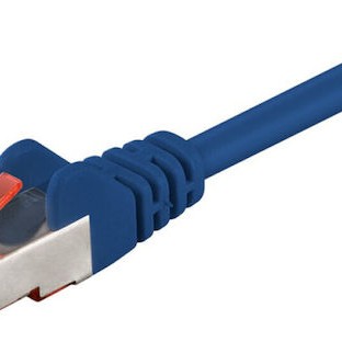 Goobay S/FTP Cat.6 Καλώδιο Δικτύου Ethernet 0.15m Μπλε 1τμχ