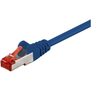 Goobay S/FTP Cat.6 Καλώδιο Δικτύου Ethernet 0.15m Μπλε 1τμχ