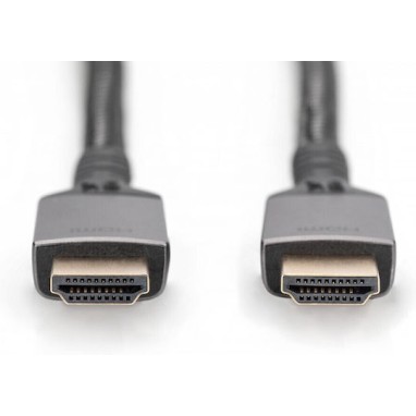 Digitus HDMI 2.1 Braided Cable HDMI male - HDMI male 1m Μαύρο