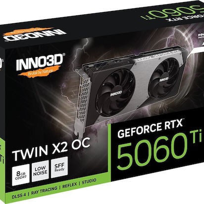Inno 3D GeForce RTX 5060 Ti 8GB GDDR7 TWIN X2 OC Κάρτα Γραφικών