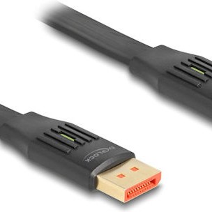 DeLock Cable DisplayPort male - DisplayPort male 2m Μαύρο (81006)