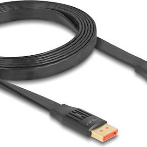 DeLock Cable DisplayPort male - DisplayPort male 2m Μαύρο (81006)