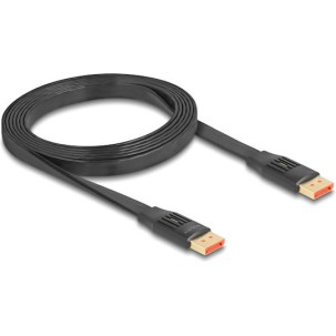 DeLock Cable DisplayPort male - DisplayPort male 2m Μαύρο (81006)