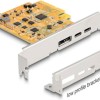 DeLock Κάρτα PCIe σε 4 θύρες Type-C / USB 3.2