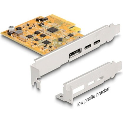 DeLock Κάρτα PCIe σε 4 θύρες Type-C / USB 3.2