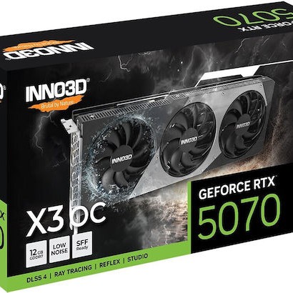 Inno 3D GeForce RTX 5070 12GB GDDR7 X3 OC Κάρτα Γραφικών