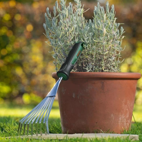Bosch Garden Hand Rake S 380 X 135 X 44 Mm Stainless Steel Non-slip Tpr Handle