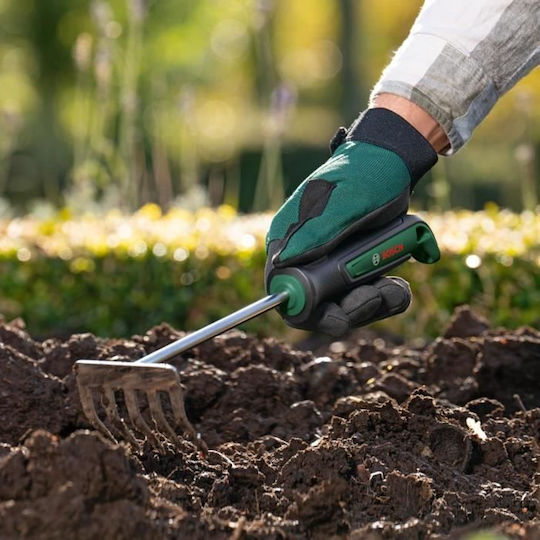 Bosch Garden Hand Rake L 320 X 87 X 79 Mm Stainless Steel Non-slip Tpr Handle