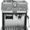 De'Longhi La Specialista Arte Αυτόματη Μηχανή Espresso 1400W Πίεσης 15bar με Μύλο Άλεσης Ασημί