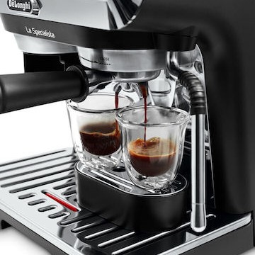 De'Longhi La Specialista Arte Αυτόματη Μηχανή Espresso 1400W Πίεσης 15bar με Μύλο Άλεσης Ασημί