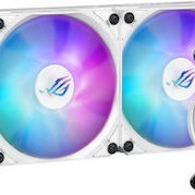 Asus ROG Strix LC III 360 (v1) Υδρόψυξη Επεξεργαστή Τριπλού Ανεμιστήρα 120mm για Socket AM4/AM5/1700/1200 με ARGB Φωτισμό Λευκή