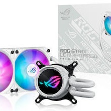 Asus ROG Strix LC III 360 (v1) Υδρόψυξη Επεξεργαστή Τριπλού Ανεμιστήρα 120mm για Socket AM4/AM5/1700/1200 με ARGB Φωτισμό Λευκή