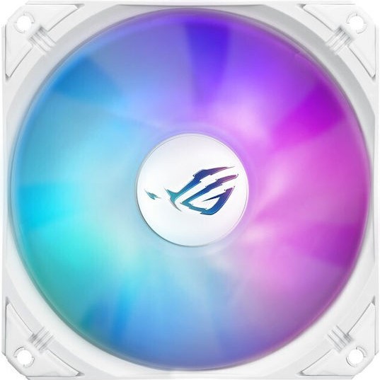 Asus ROG Strix LC III 240 (v2) Υδρόψυξη Επεξεργαστή Διπλού Ανεμιστήρα 120mm για Socket AM4/AM5/1700/1200 με ARGB Φωτισμό Λευκή