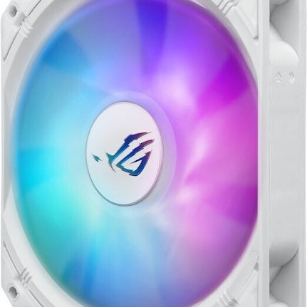 Asus ROG Strix LC III 240 (v2) Υδρόψυξη Επεξεργαστή Διπλού Ανεμιστήρα 120mm για Socket AM4/AM5/1700/1200 με ARGB Φωτισμό Λευκή