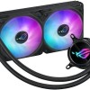 Asus ROG Strix LC III 240 (v1) Υδρόψυξη Επεξεργαστή Διπλού Ανεμιστήρα 120mm για Socket AM4/AM5/1700/1200 με ARGB Φωτισμό