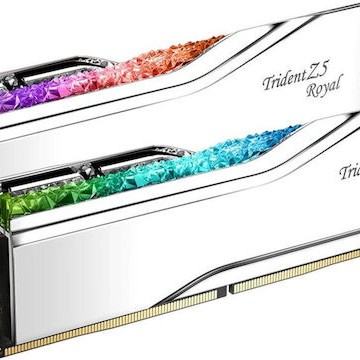 G.Skill Trident Z5 Royal RGB DDR5 32GB RAM με 2x16GB Modules και Ταχύτητα 7600 για Desktop