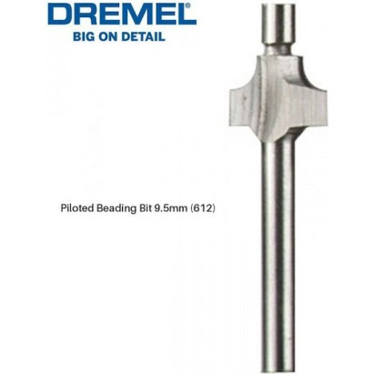 Dremel Φρέζα HSS για Διαμόρφωση Ακμών σε Ξύλο 9.5mm με Οδηγό