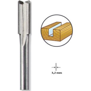 Dremel Φρέζα HSS για Ευθεία Κοπή σε Ξύλο 4.8mm