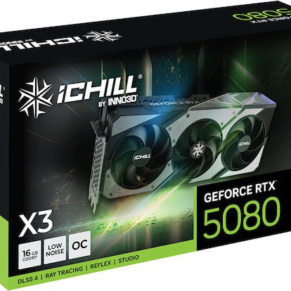 Inno 3D GeForce RTX 5080 16GB GDDR7 Κάρτα Γραφικών