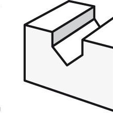 Dremel Φρέζα HSS για Διαμόρφωση Αυλακώσεων σε Ξύλο 6.4mm x 37mm