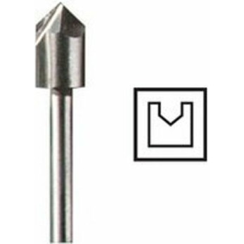 Dremel Φρέζα HSS για Διαμόρφωση Αυλακώσεων σε Ξύλο 6.4mm x 37mm