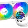 Valkyrie Jarn 280 RGB Υδρόψυξη Επεξεργαστή Διπλού Ανεμιστήρα 140mm για Socket AM4/AM5/1700/1200/115x Λευκή
