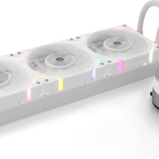 Valkyrie Dragonfang 360 Υδρόψυξη Επεξεργαστή Τριπλού Ανεμιστήρα 120mm για Socket AM4/AM5/1700/1200/115x με ARGB Φωτισμό Λευκή