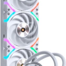 Valkyrie Dragonfang 360 Υδρόψυξη Επεξεργαστή Τριπλού Ανεμιστήρα 120mm για Socket AM4/AM5/1700/1200/115x με ARGB Φωτισμό Λευκή