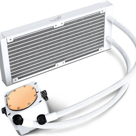 Valkyrie Syn 240 ARGB Υδρόψυξη Επεξεργαστή Διπλού Ανεμιστήρα 120mm για Socket AM4/AM5/1700/1200/115x Λευκή