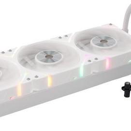 Valkyrie Syn 360 ARGB Υδρόψυξη Επεξεργαστή Τριπλού Ανεμιστήρα 120mm για Socket AM4/AM5/1700/1200/115x Λευκή