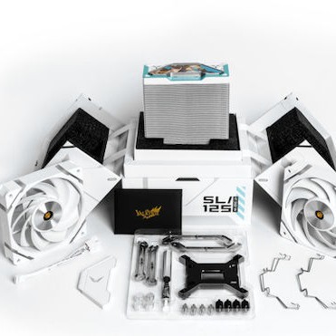 Valkyrie Vind SL125 Ψύκτρα Επεξεργαστή για Socket AM4/AM5/1200/115x/1700 με ARGB Φωτισμό Λευκή