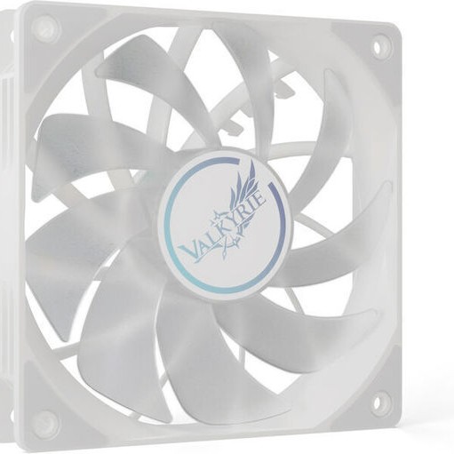 Valkyrie V12F Case Fan 120mm με ARGB Φωτισμό και Σύνδεση 4-Pin PWM Λευκό