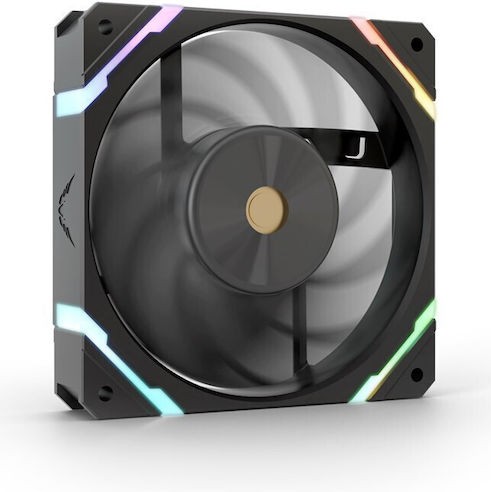 Valkyrie V12F Case Fan 120mm με ARGB Φωτισμό και Σύνδεση 4-Pin PWM Λευκό